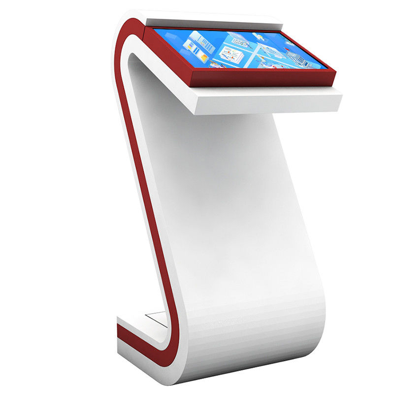 21.5inch  floor stand indoor touch screen windows android  interactive kiosk