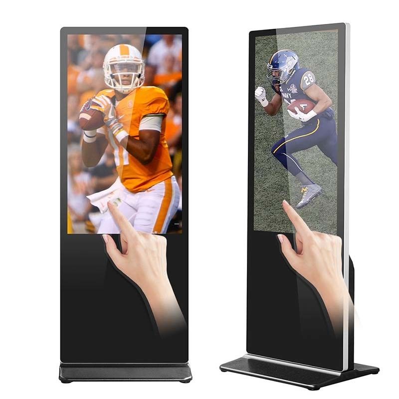 55Inch floor standing advertising player  interactive touch screen kiosk