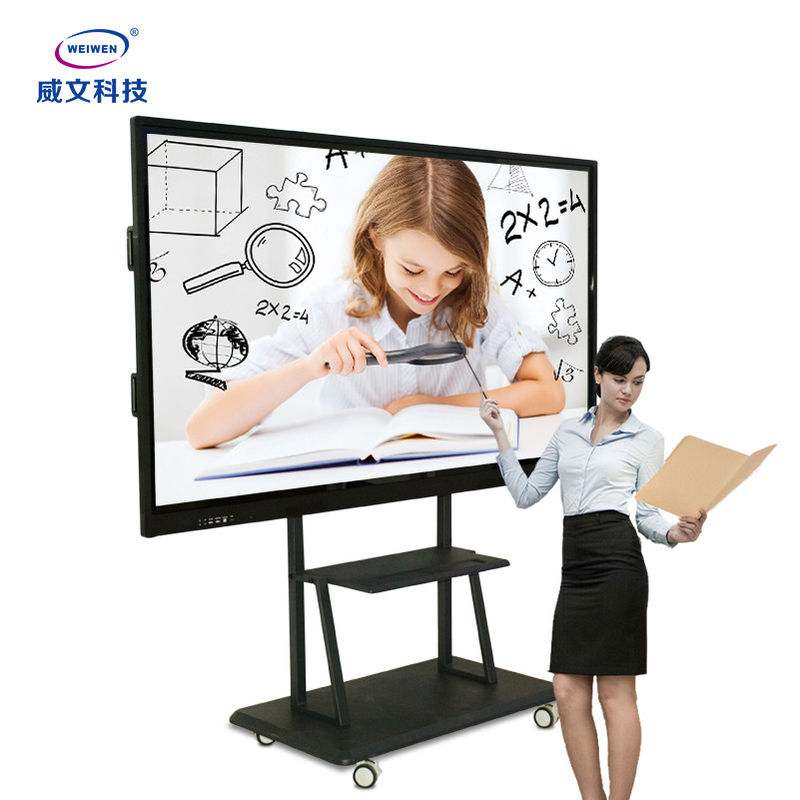 IPS 188W Digital Touch Screen Whiteboard LCD UHD With Portable Bracket