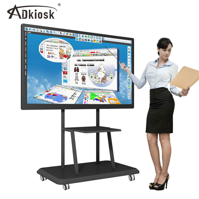 RJ45 No Projector Touch Screen Interactive Whiteboard USB3.0 For Business