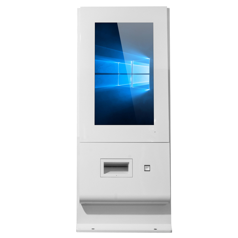 43in Lcd Advertising Digital Signage 16.77M Colors 80W With Printer