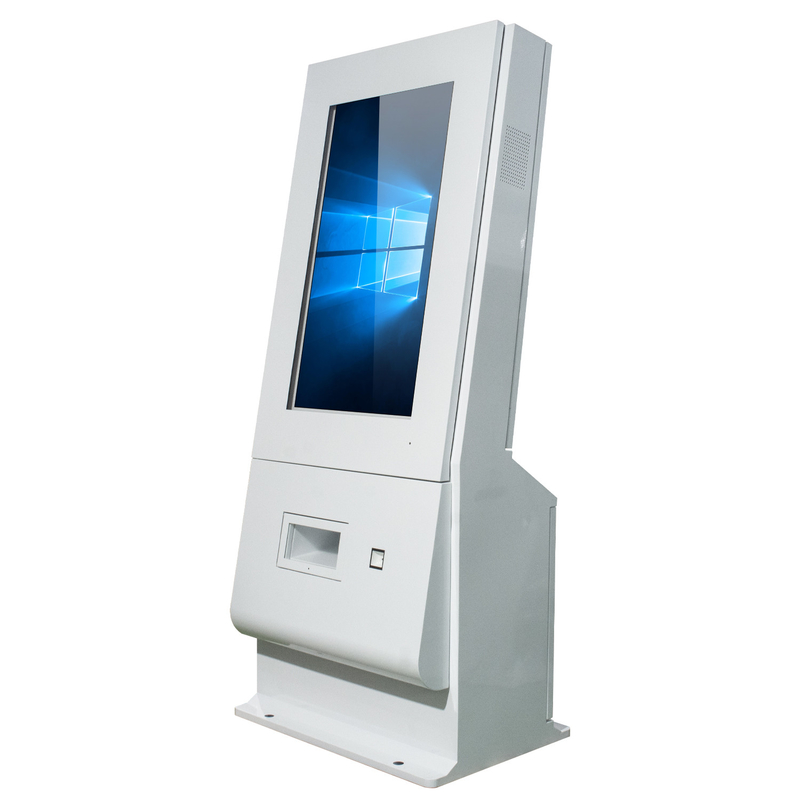 BT4.0 Interactive Touch Screen Kiosk 350cd/m2 Wifi Internet NFC For Self Service